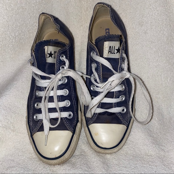 navy blue converse womens